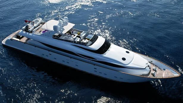 a boat in the water aboard ALWAYS BELIEVE Yacht for Sale