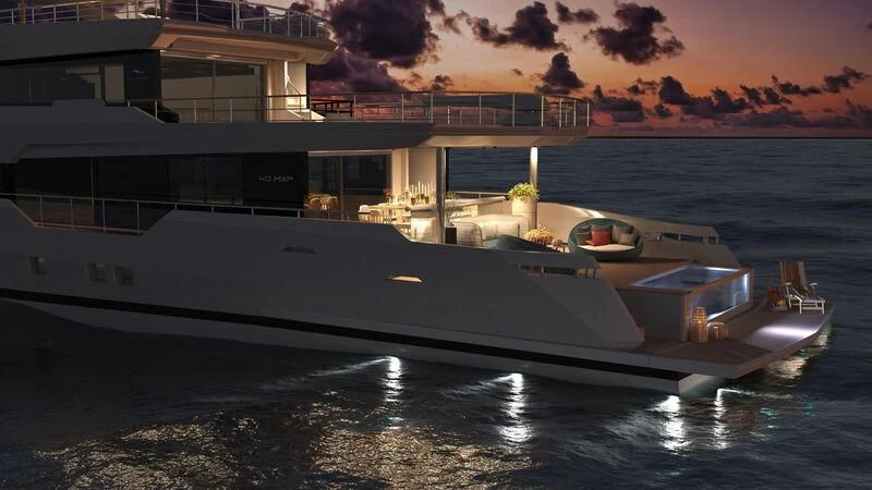 a boat on the water aboard NUMARINE 40MXP #2 Yacht for Sale