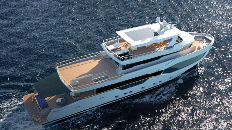 a boat on the water aboard NUMARINE 40MXP #2 Yacht for Sale