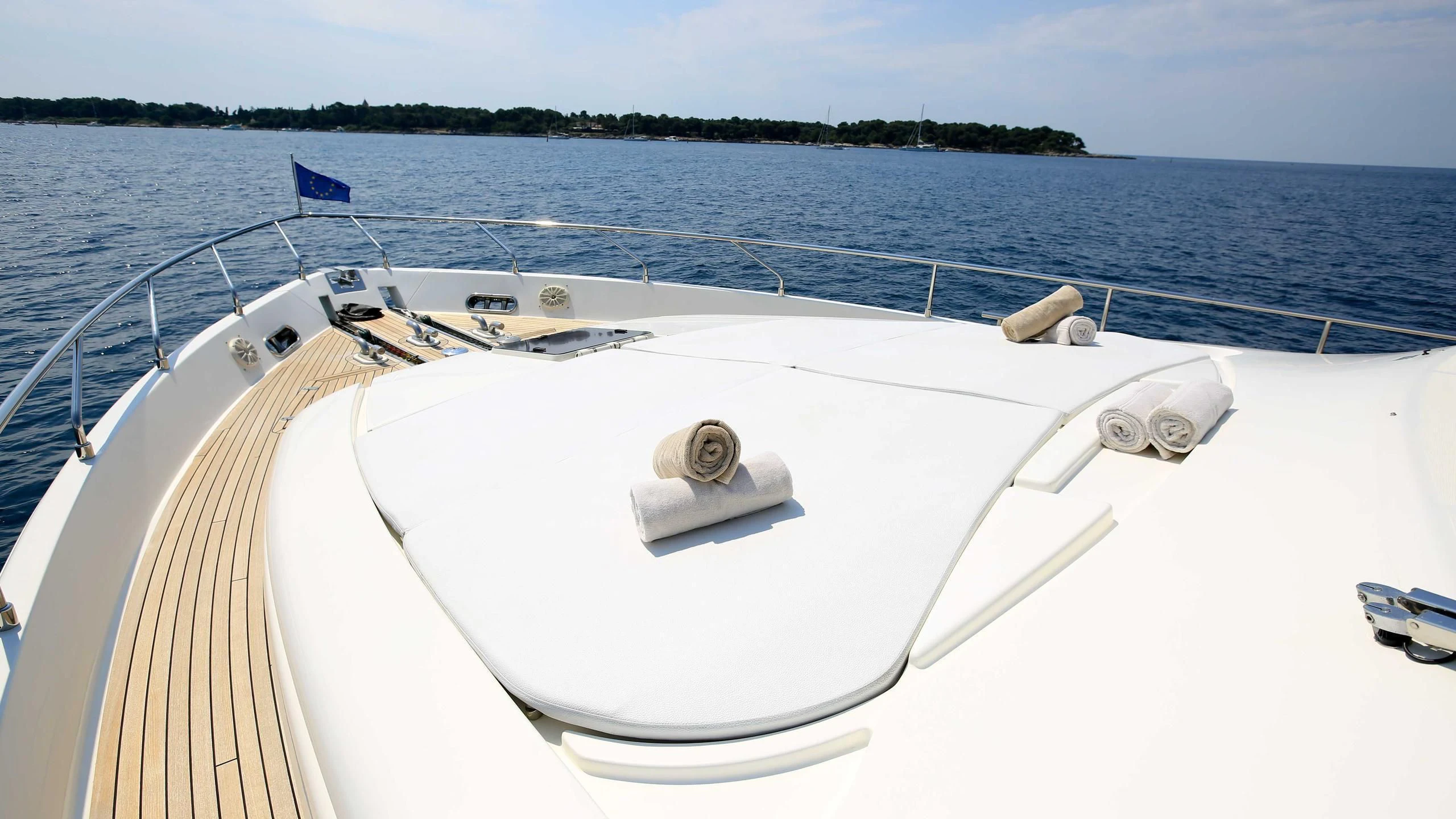 a boat on the water aboard ONYX Yacht for Charter