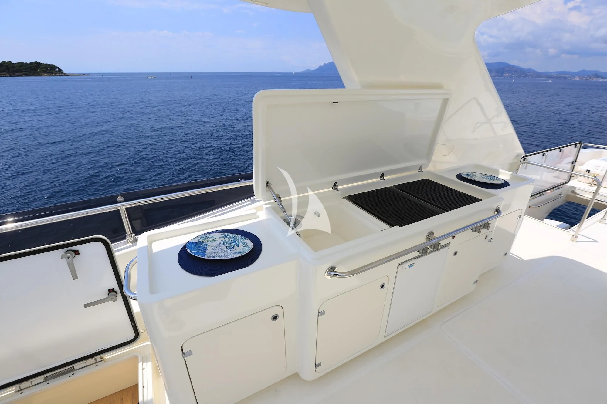 a boat on the water aboard ONYX Yacht for Charter