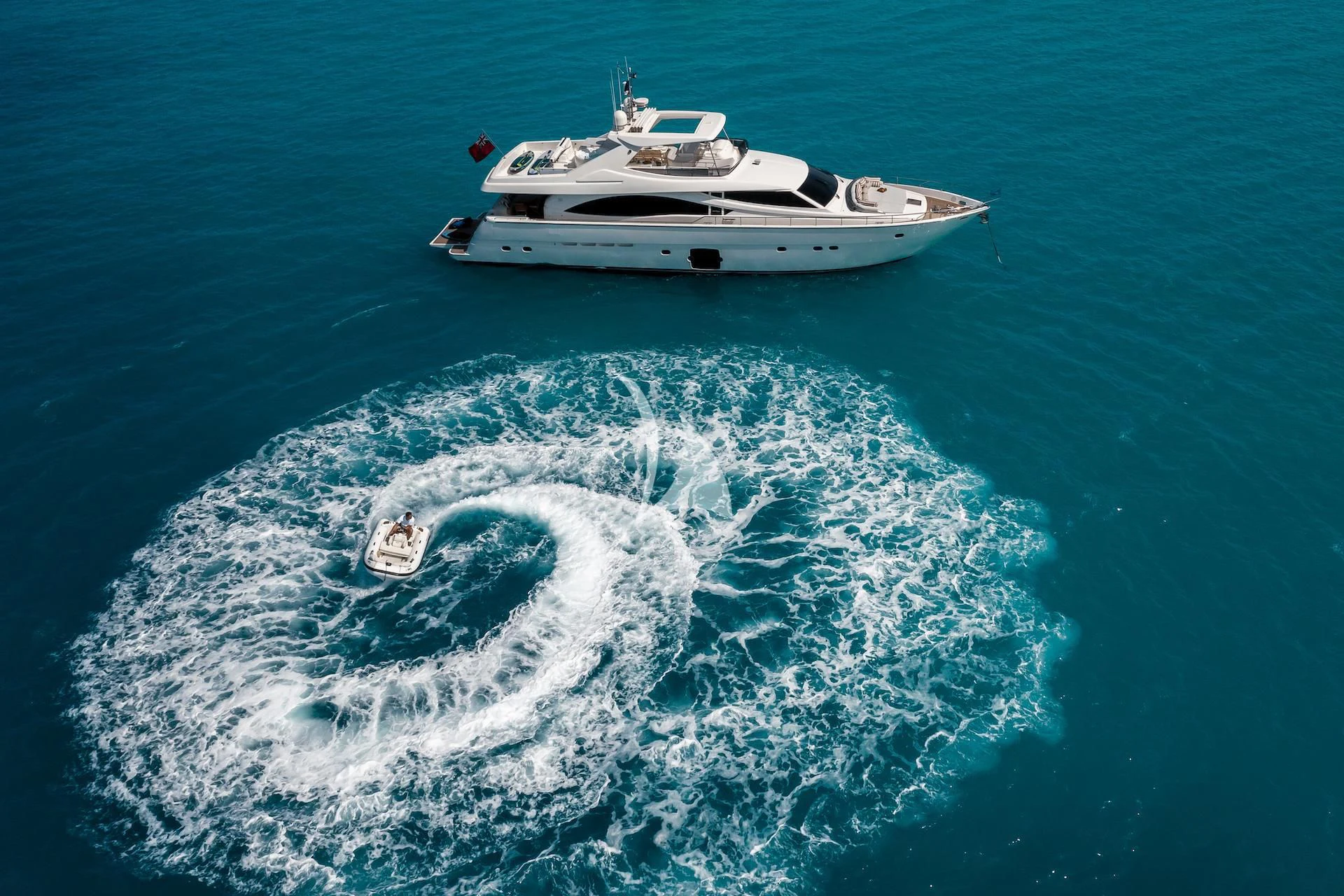 a boat on the water aboard ONYX Yacht for Charter