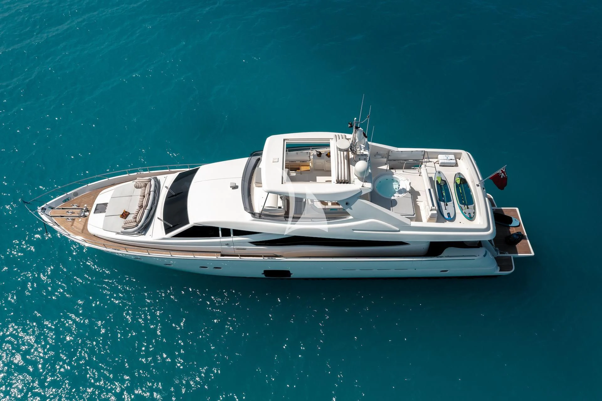 a boat on the water aboard ONYX Yacht for Charter
