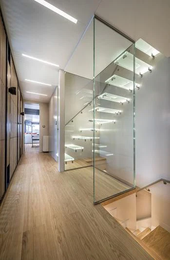 a large glass shower unit aboard MARLA Yacht for Sale