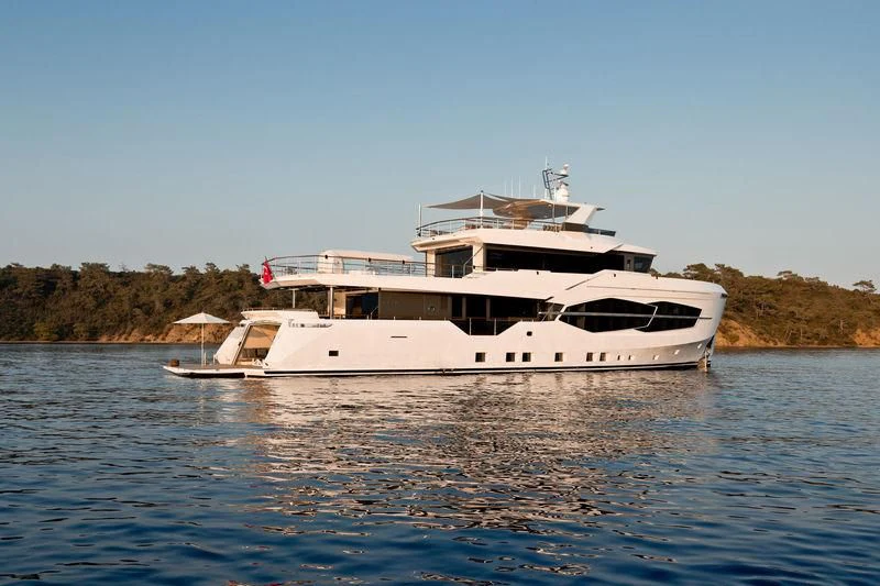a boat on the water aboard MARLA Yacht for Sale