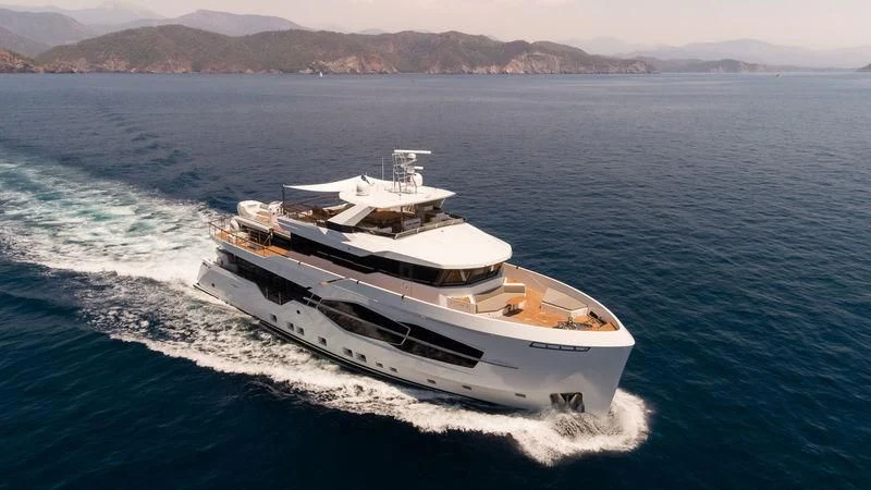 a ship on the water aboard MARLA Yacht for Sale