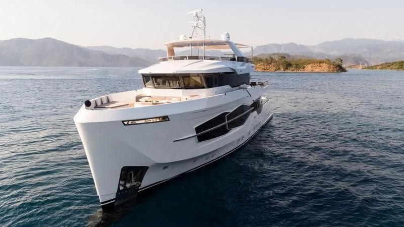 a boat on the water aboard MARLA Yacht for Sale