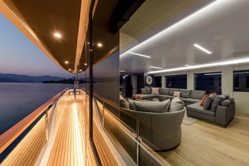 a boat on the water aboard MARLA Yacht for Sale