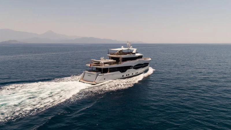 a ship on the water aboard MARLA Yacht for Sale