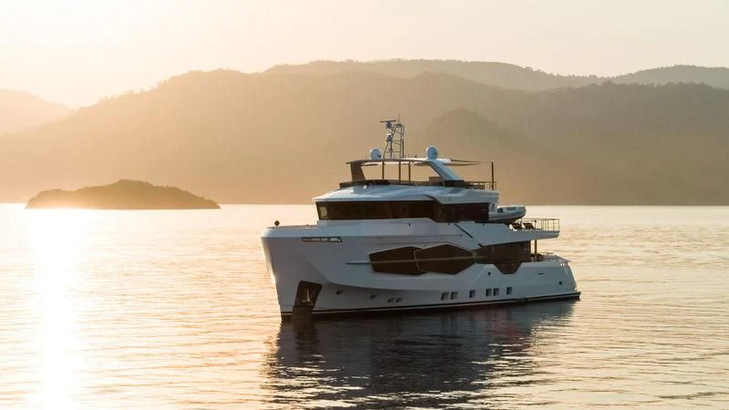 a boat on the water aboard MARLA Yacht for Sale
