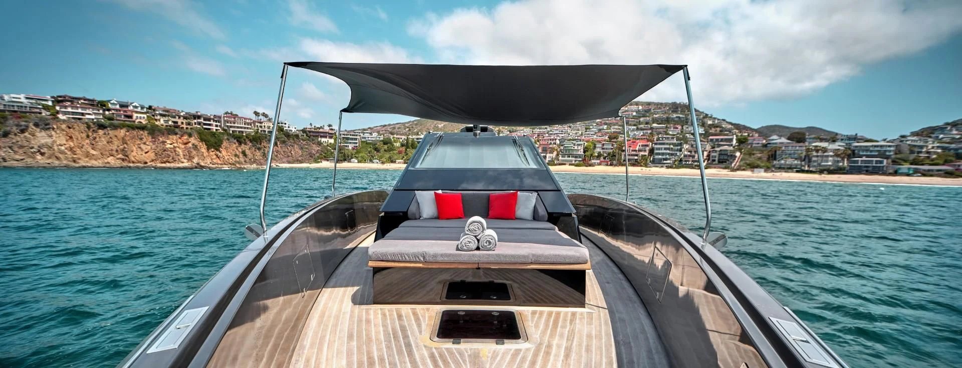 a boat on the water aboard AIFOS Yacht for Sale