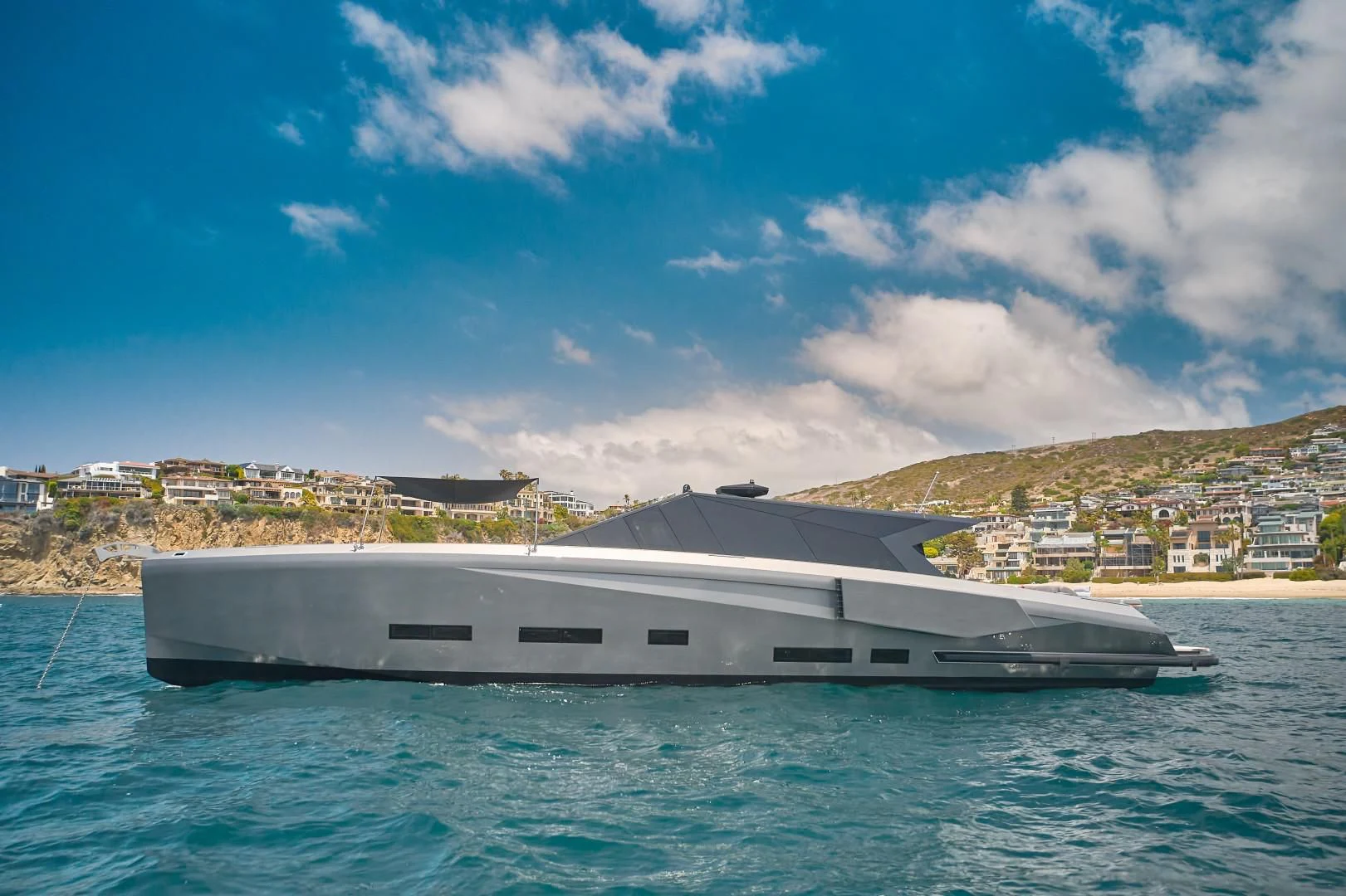 a boat on the water aboard AIFOS Yacht for Sale