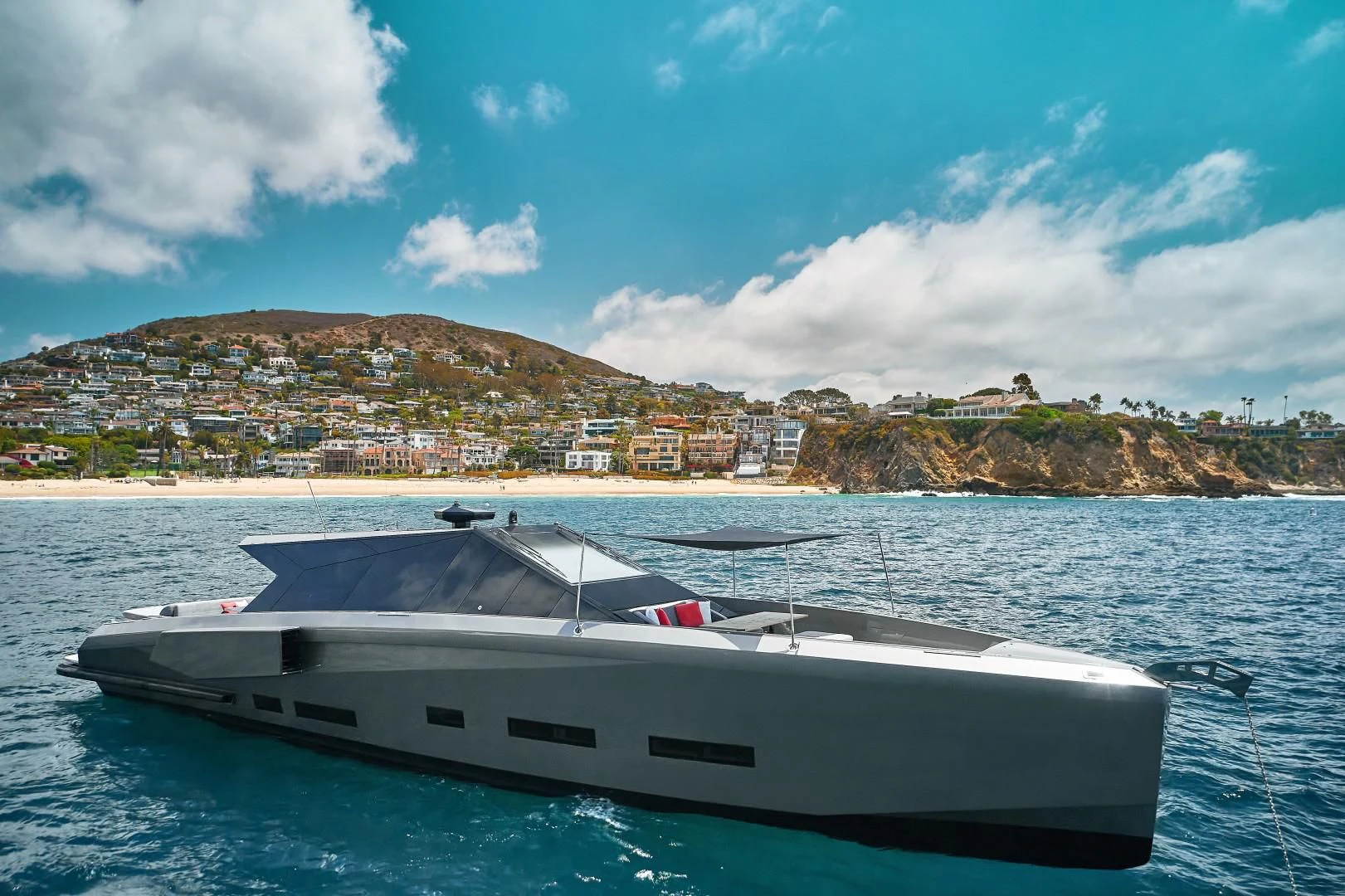 a boat on the water aboard AIFOS Yacht for Sale
