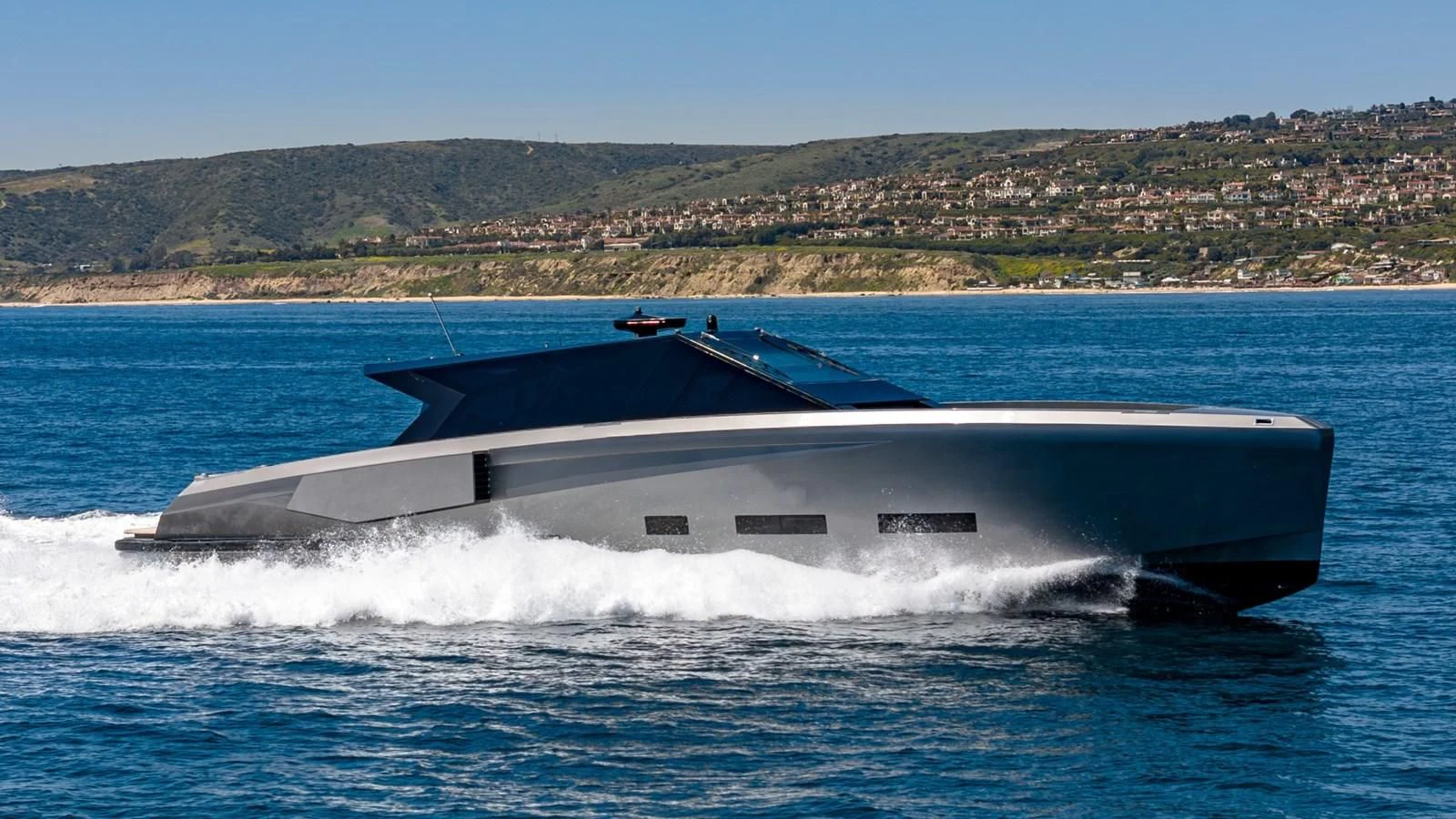 a boat on the water aboard AIFOS Yacht for Sale
