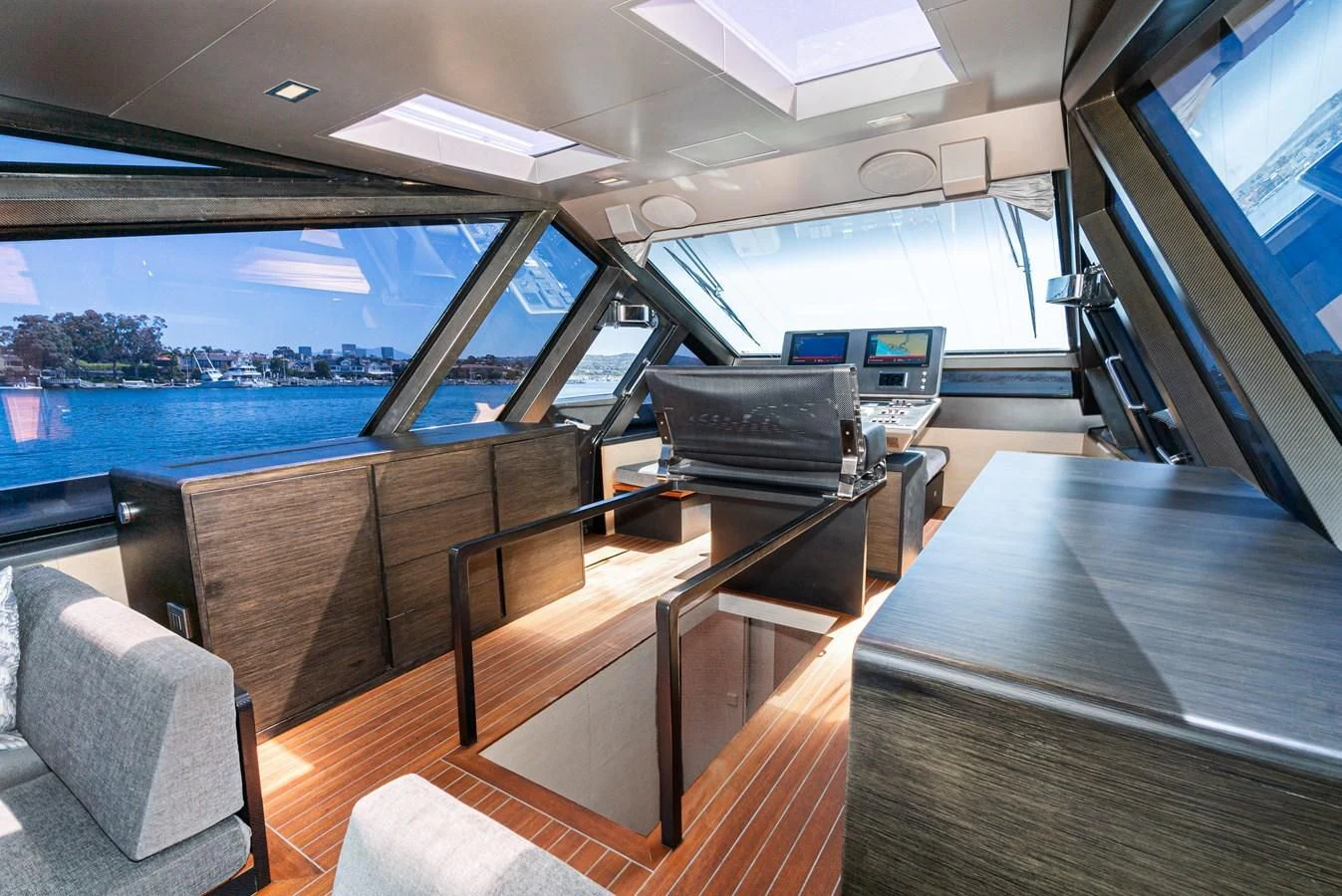 inside of a boat aboard AIFOS Yacht for Sale