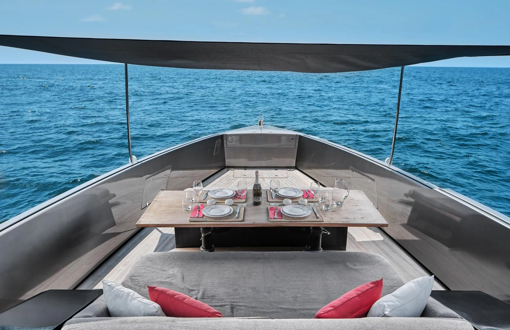 a boat on the water aboard AIFOS Yacht for Sale
