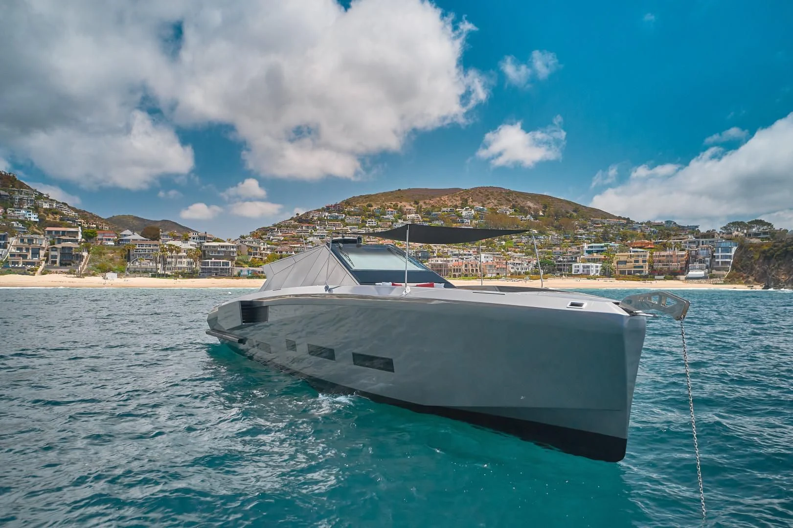 a boat on the water aboard AIFOS Yacht for Sale
