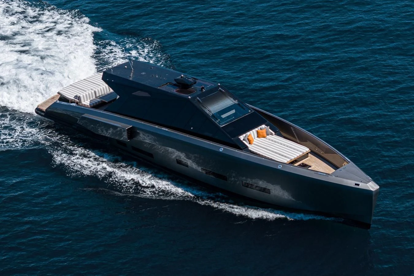 a boat on the water aboard AIFOS Yacht for Sale
