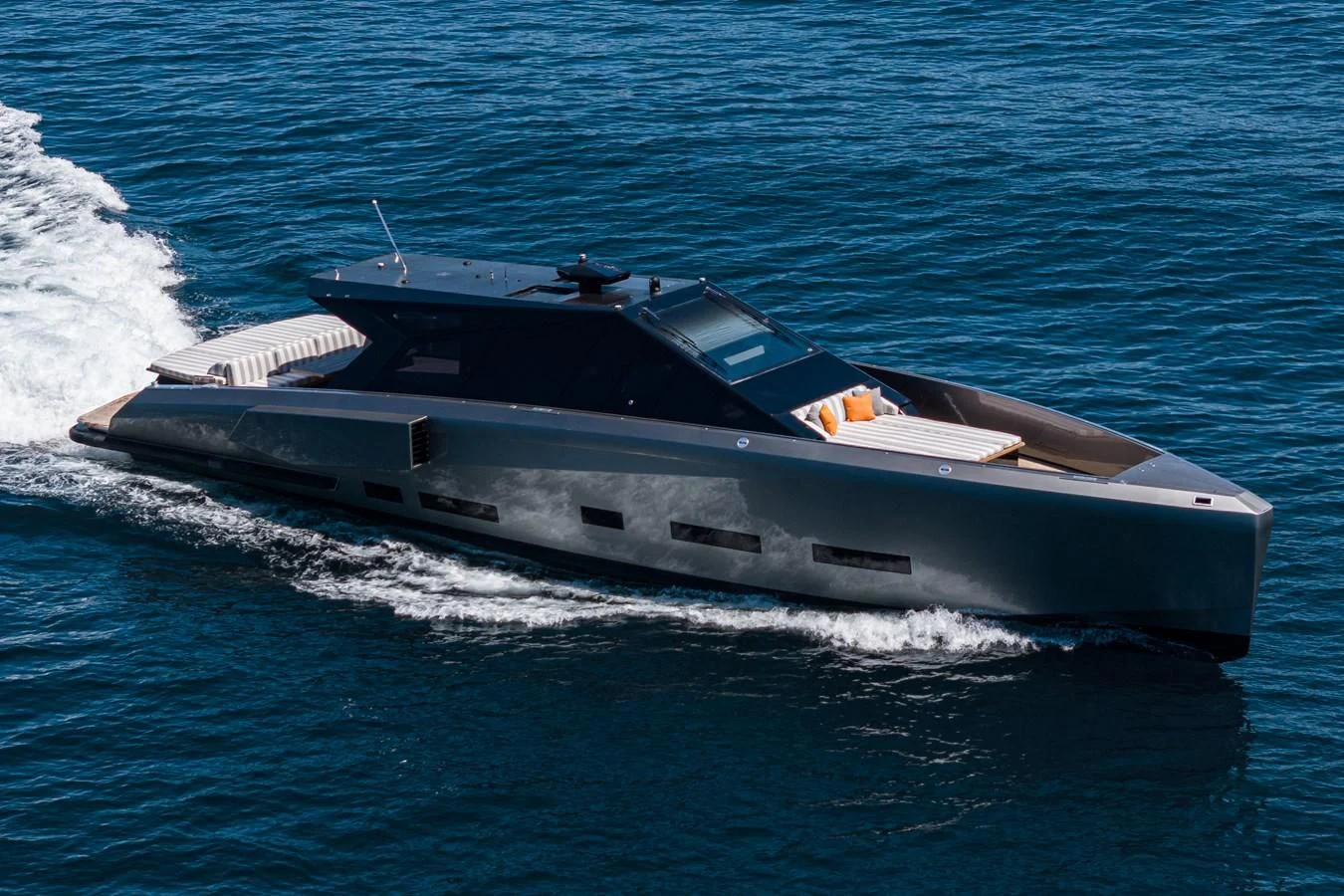 a boat on the water aboard AIFOS Yacht for Sale