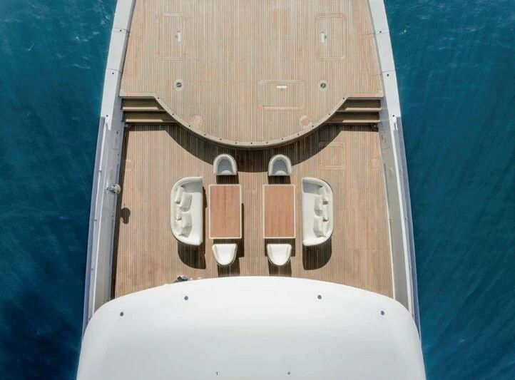 a wooden box with a key aboard MY ALMA Yacht for Sale
