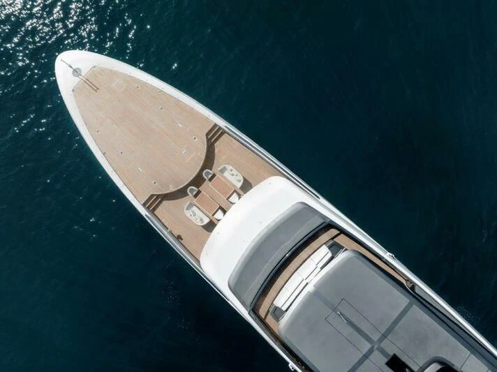 a satellite in the water aboard MY ALMA Yacht for Sale
