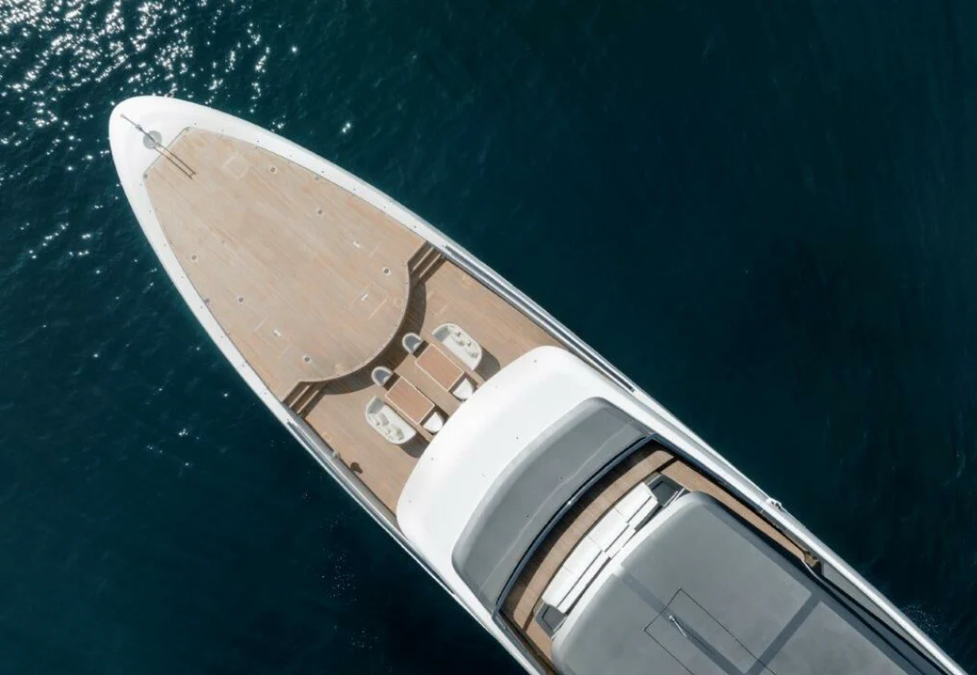 a satellite in the water aboard MY ALMA Yacht for Sale