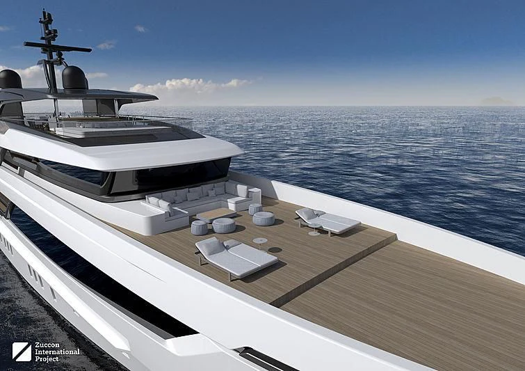 a boat on the water aboard MY ALMA Yacht for Sale