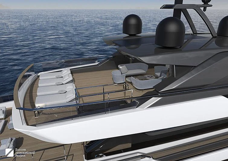 a boat on the water aboard MY ALMA Yacht for Sale