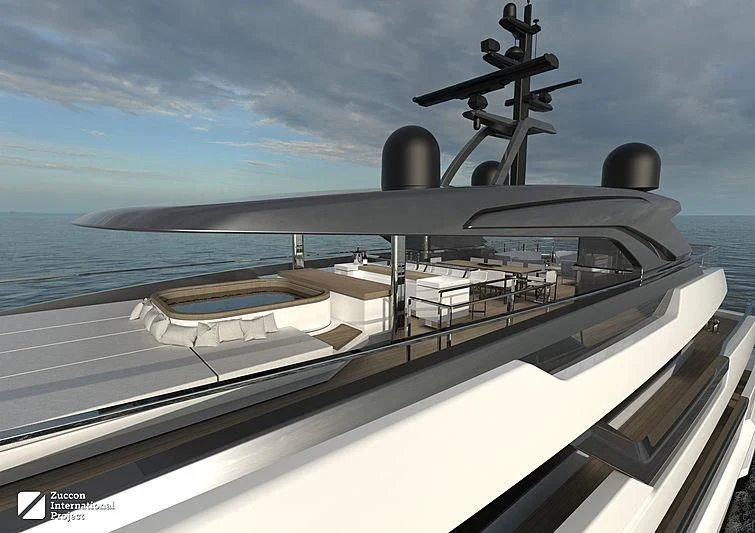a boat on the water aboard MY ALMA Yacht for Sale