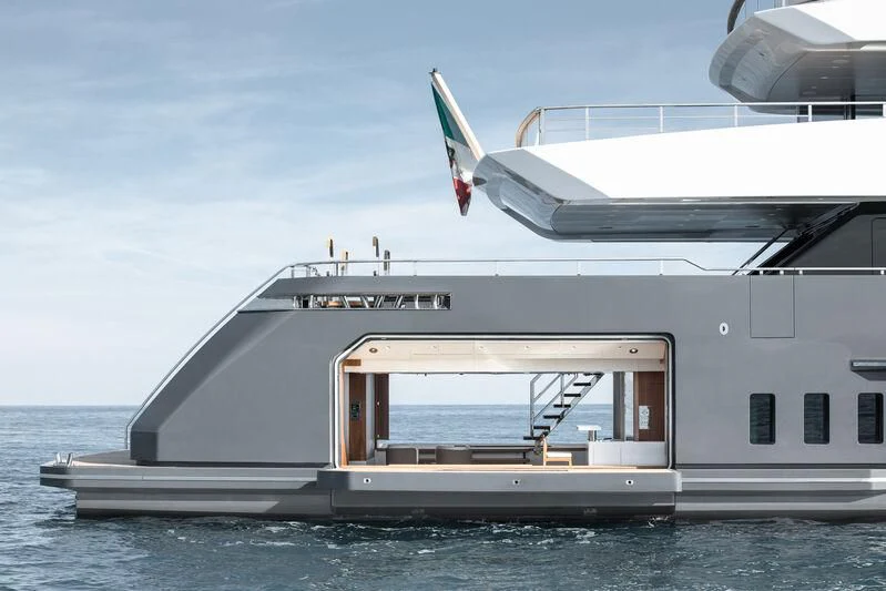 a boat on the water aboard MY ALMA Yacht for Sale