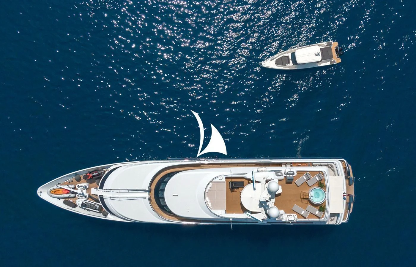 a boat in the water aboard DEEP BLUE II Yacht for Charter