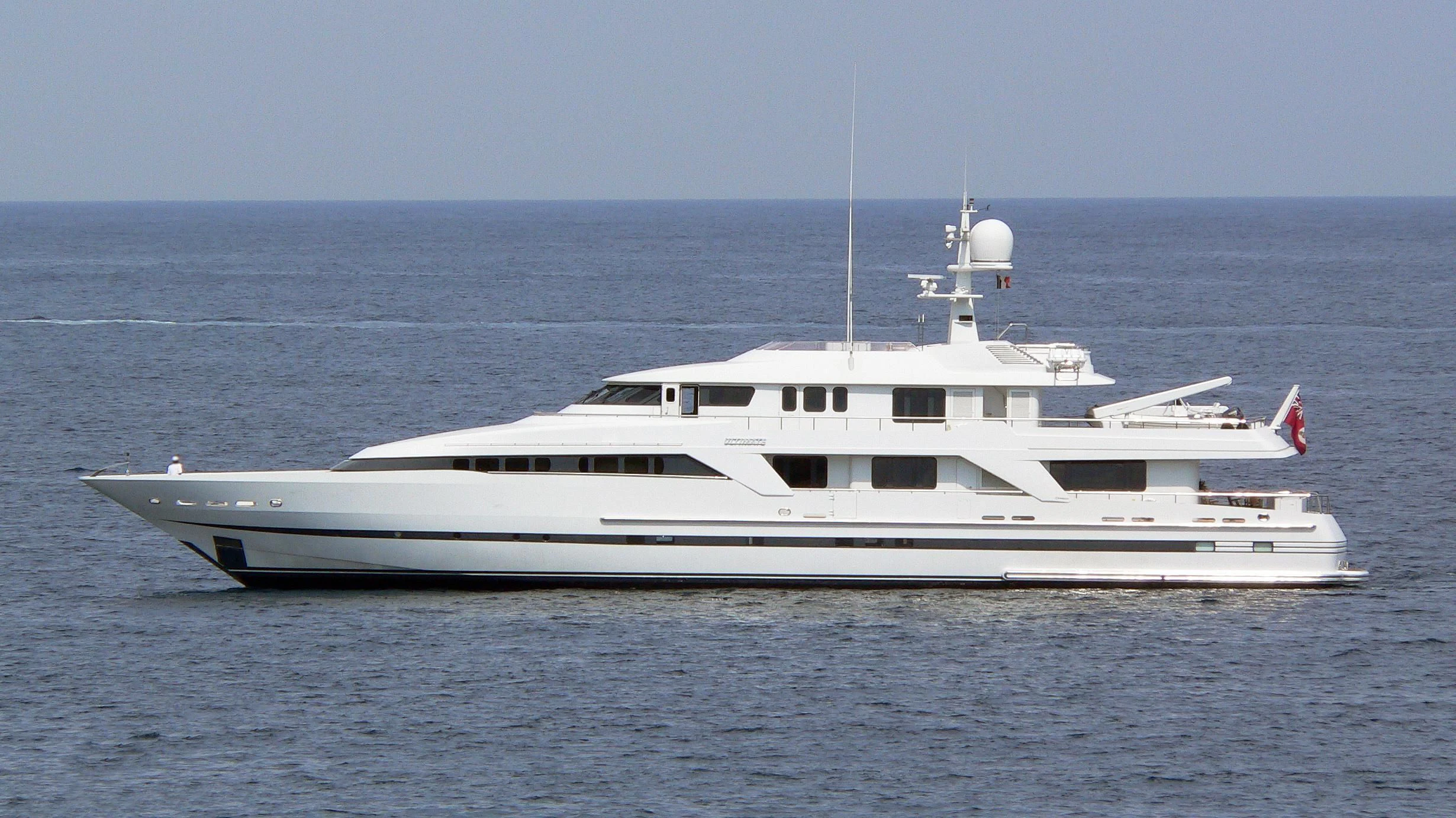 a white yacht in the water aboard DEEP BLUE II Yacht for Charter