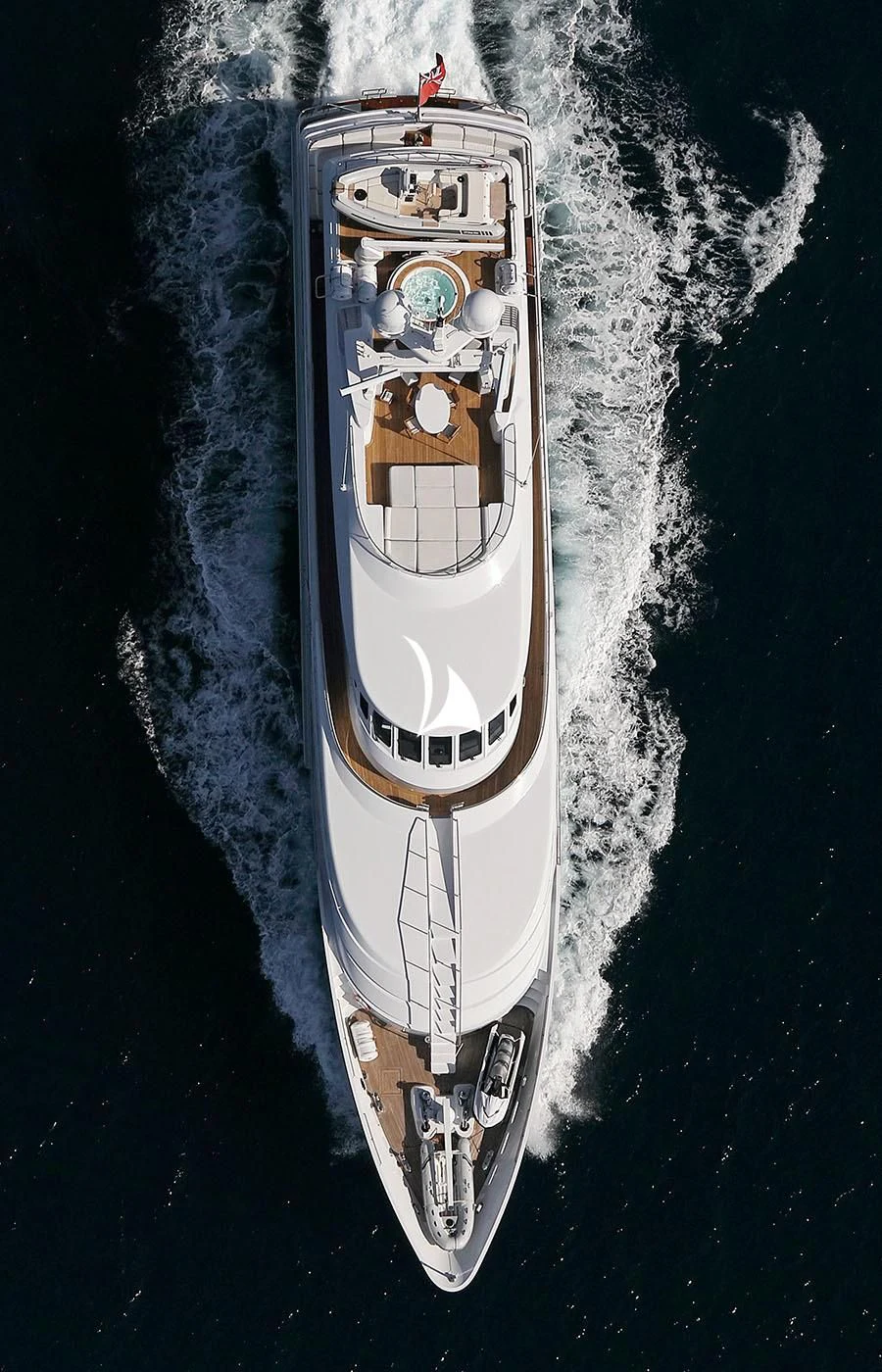 a space shuttle on a surface aboard DEEP BLUE II Yacht for Charter