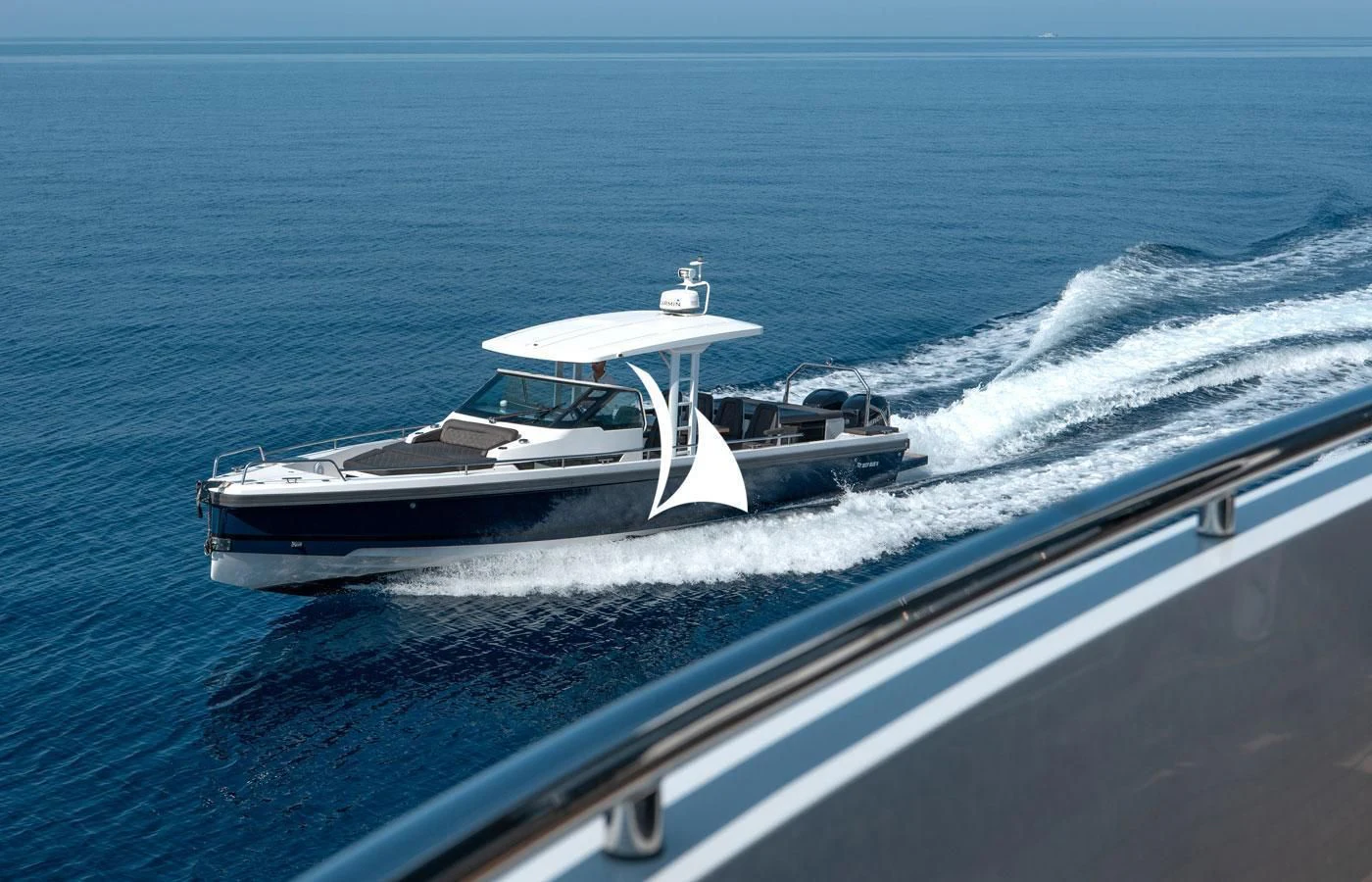 a boat on the water aboard DEEP BLUE II Yacht for Charter