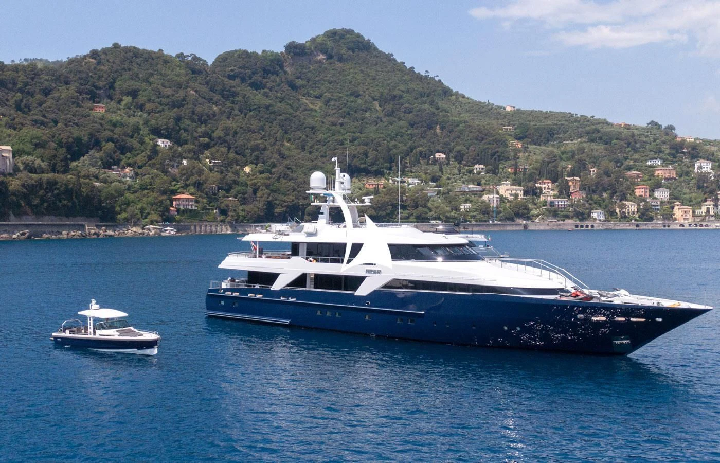a couple of boats in the water aboard DEEP BLUE II Yacht for Charter