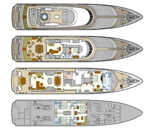 a couple of electronic devices aboard DEEP BLUE II Yacht for Charter