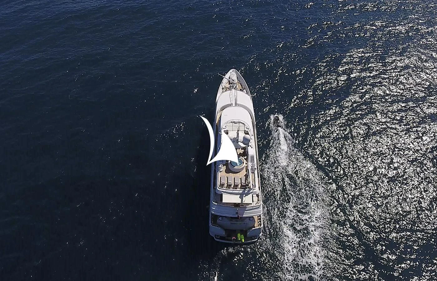 a boat in the water aboard DEEP BLUE II Yacht for Charter