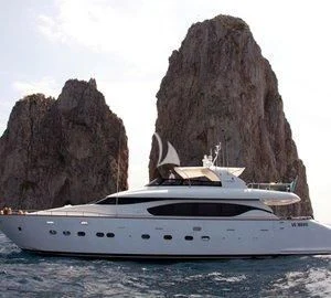 a boat in the water aboard DUBAI Yacht for Sale