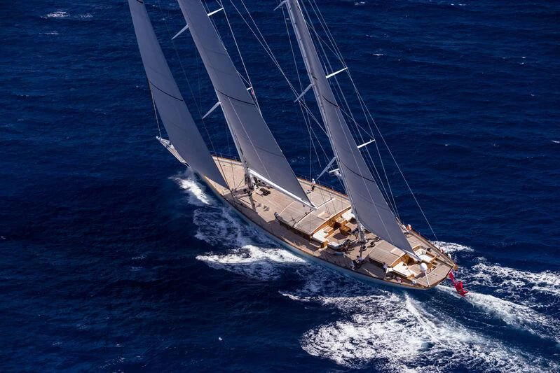 a sailboat on the water aboard ELFJE Yacht for Sale
