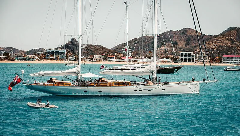 a boat on the water aboard ELFJE Yacht for Sale