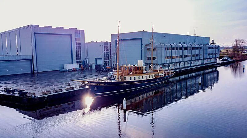 a boat in a body of water aboard ATLANTIDE Yacht for Sale