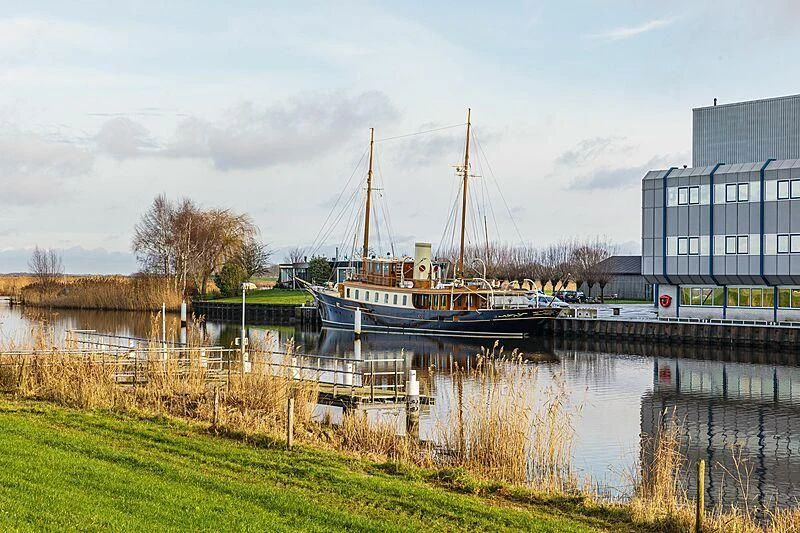 a boat on the water aboard ATLANTIDE Yacht for Sale