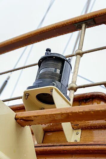 a metal object with a screw aboard ATLANTIDE Yacht for Sale