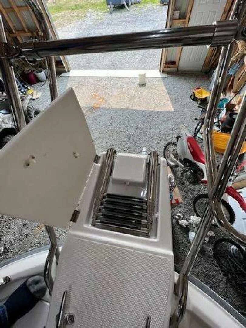 a machine on the machine aboard SKYCHASER Yacht for Sale