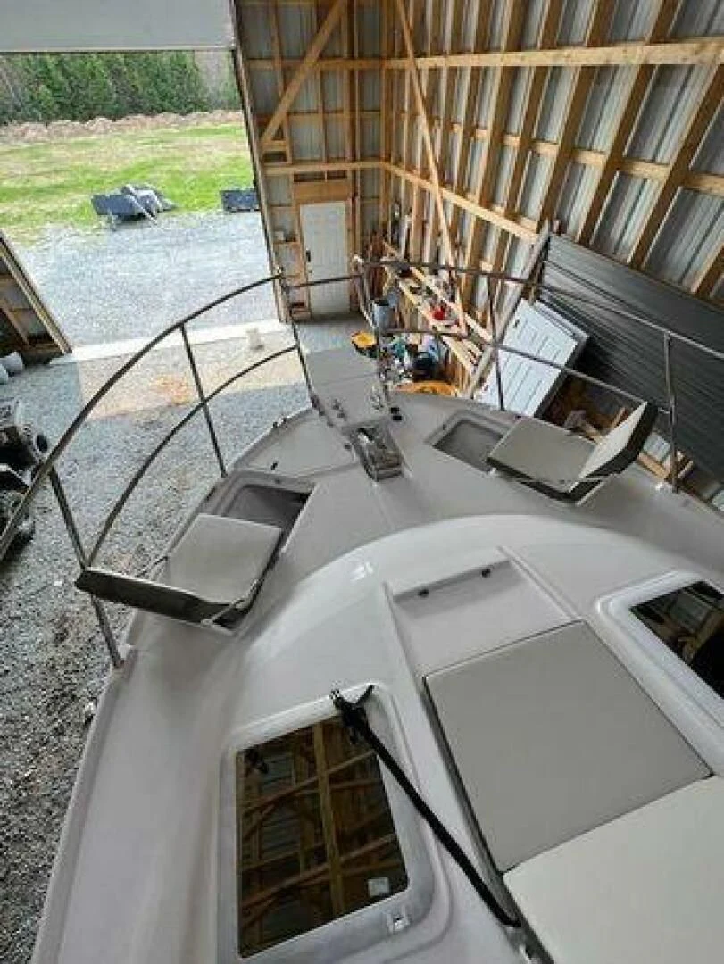 a car with a roof aboard SKYCHASER Yacht for Sale
