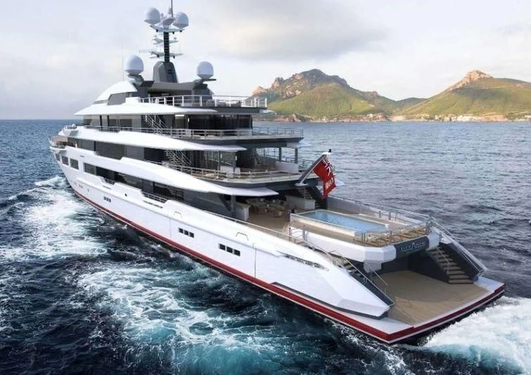 a boat on the water aboard SHODAN Yacht for Sale
