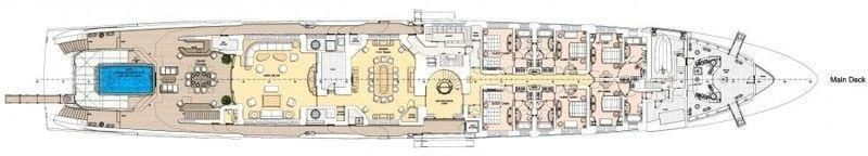 diagram aboard SHODAN Yacht for Sale