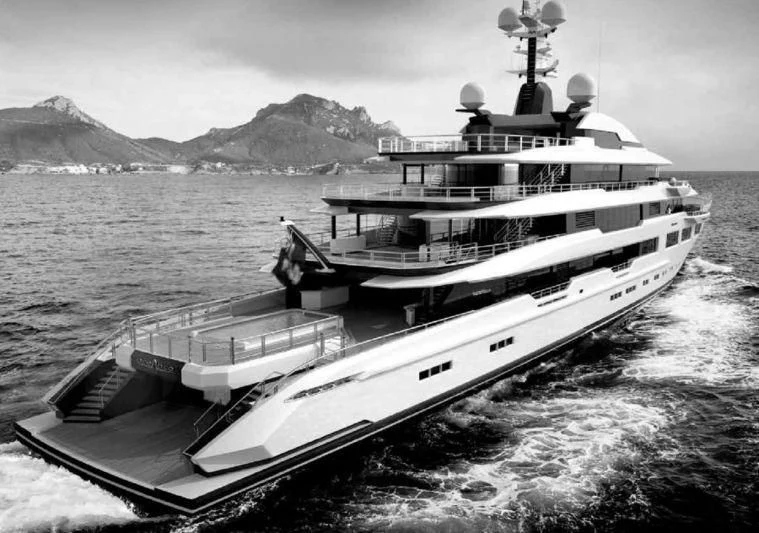 a boat on the water aboard SHODAN Yacht for Sale