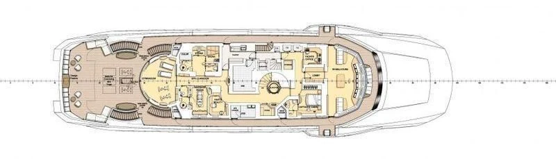 diagram, engineering drawing aboard SHODAN Yacht for Sale
