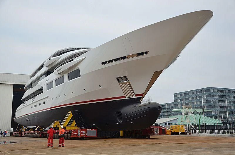 a large space ship aboard SHODAN Yacht for Sale